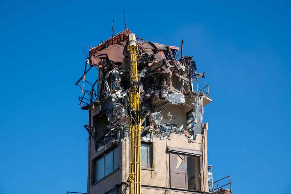 Air Traffic Control Tower Demolition