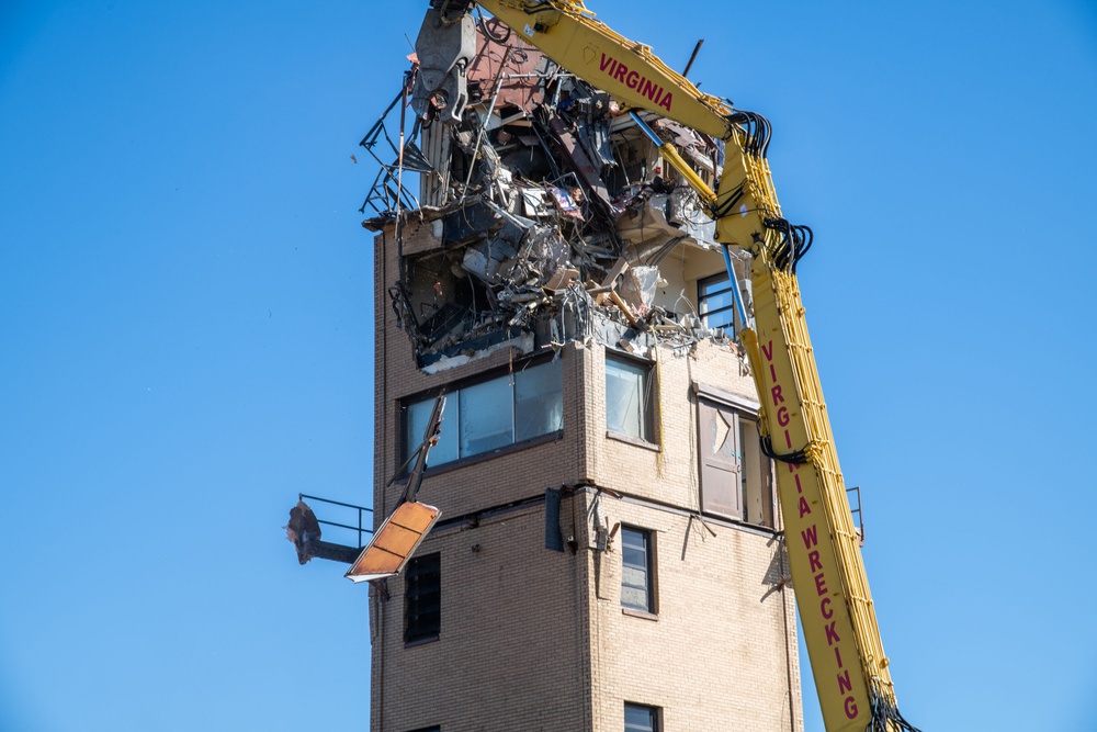 Air Traffic Control Tower Demolition