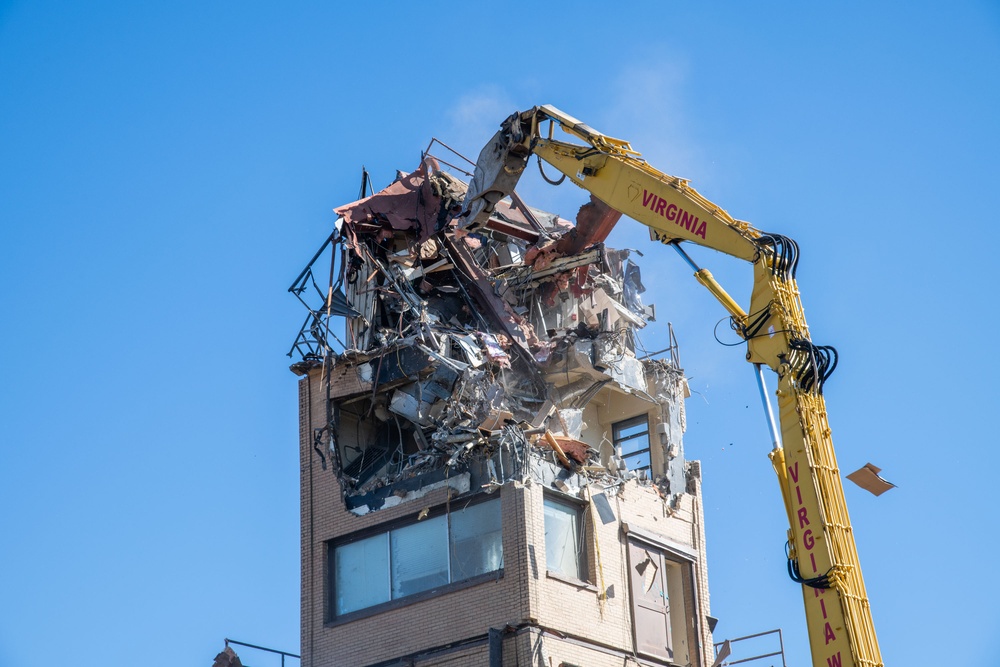 Air Traffic Control Tower Demolition