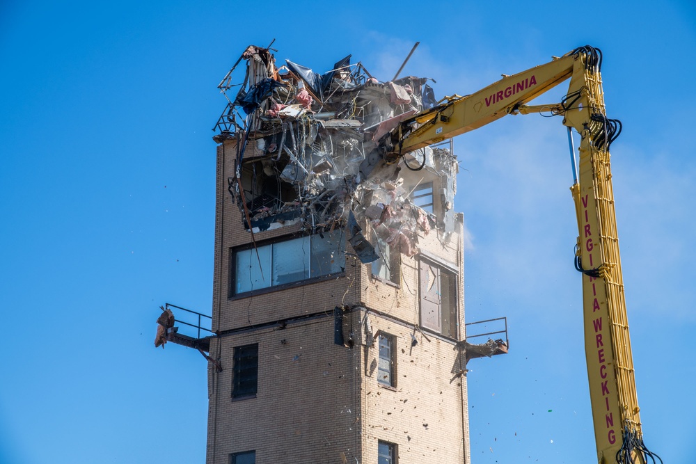 Air Traffic Control Tower Demolition