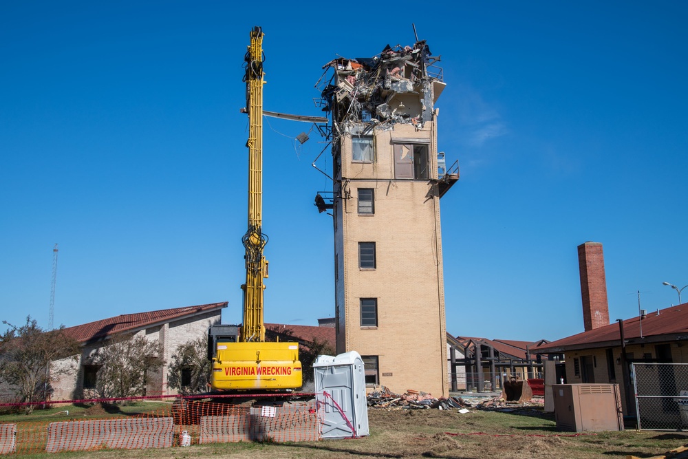 Air Traffic Control Tower Demolition