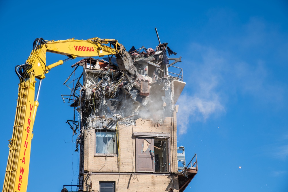 Air Traffic Control Tower Demolition