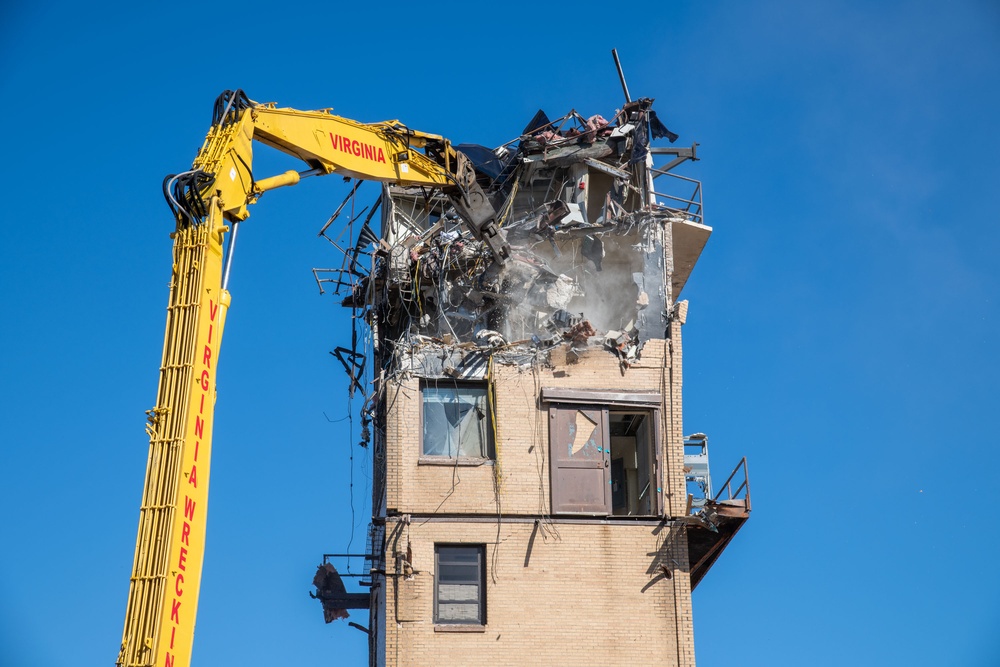 Air Traffic Control Tower Demolition