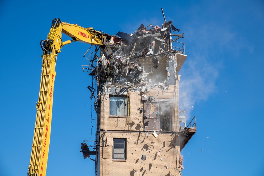 Air Traffic Control Tower Demolition