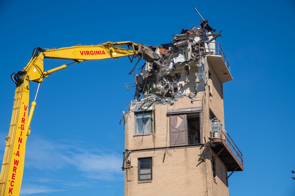 Air Traffic Control Tower Demolition