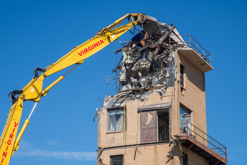 Air Traffic Control Tower Demolition