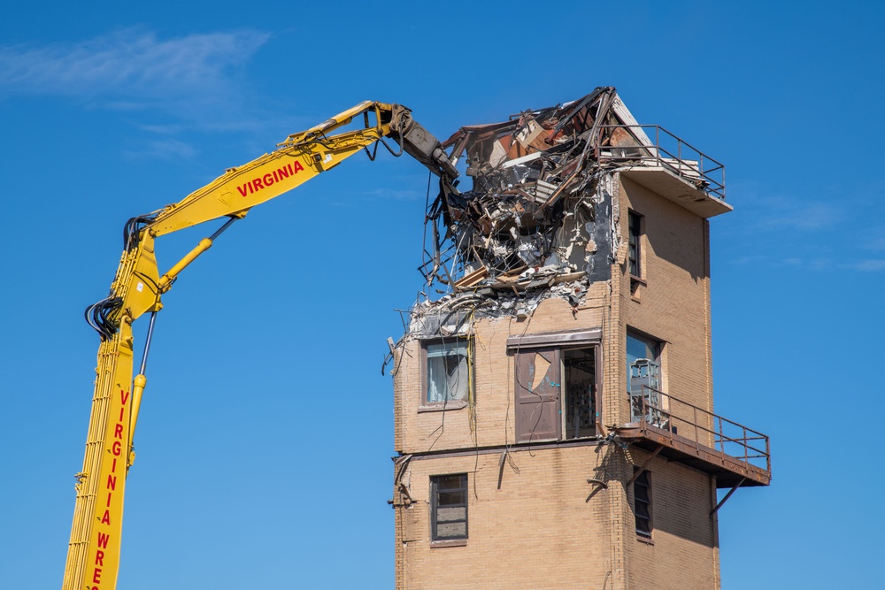 Air Traffic Control Tower Demolition