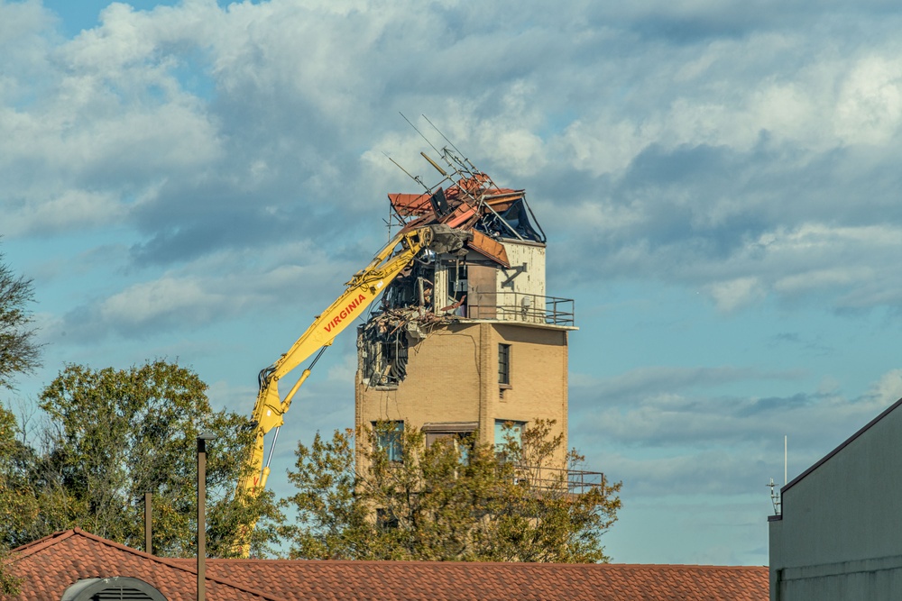 Old Maxwell AFB Tower Demolition