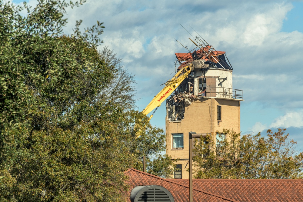 Old Maxwell AFB Tower Demolition