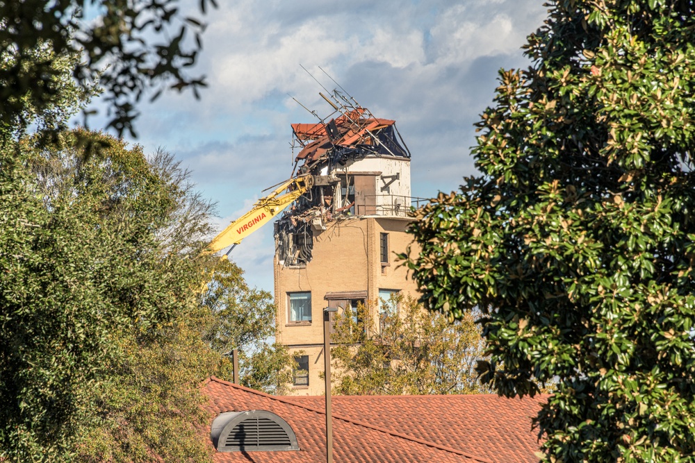 Old Maxwell AFB Tower Demolition