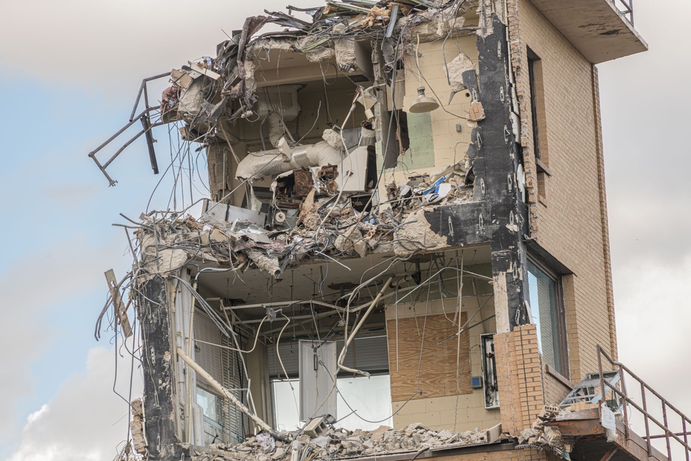 Old Maxwell AFB Tower Demolition