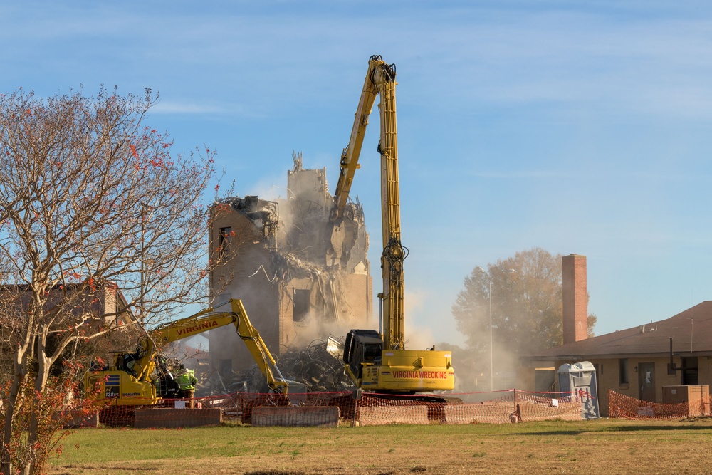 Old Maxwell AFB Tower Demolition