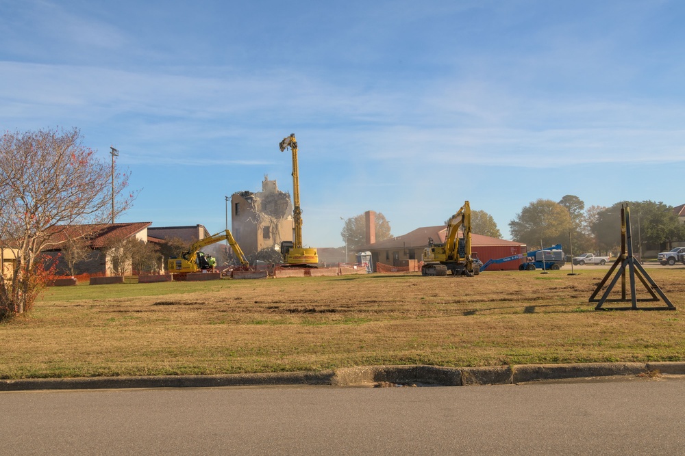Old Maxwell AFB Tower Demolition