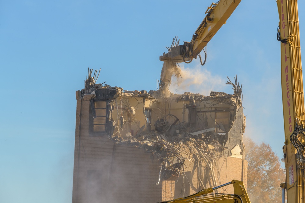 Old Maxwell AFB Tower Demolition