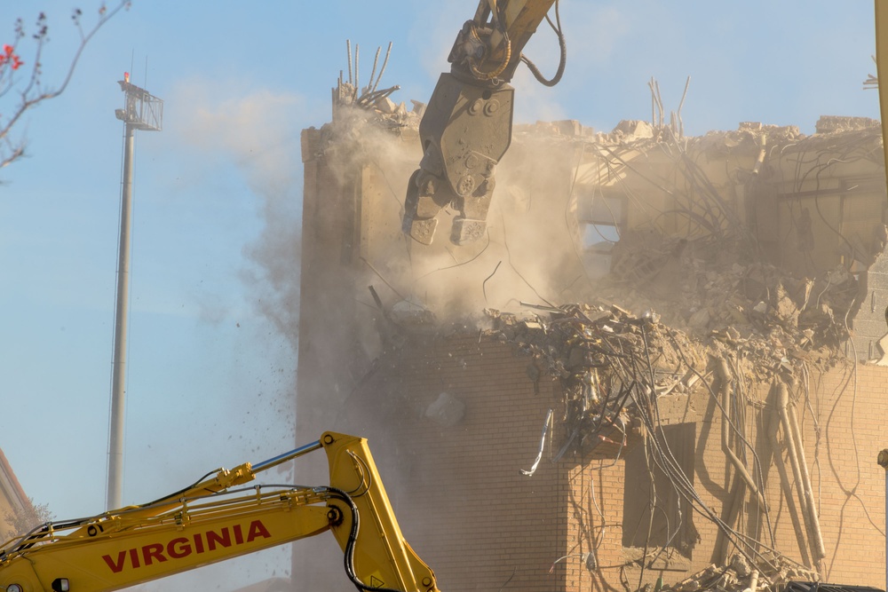 Old Maxwell AFB Tower Demolition