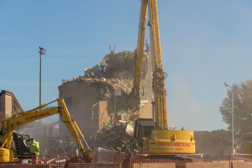 Old Maxwell AFB Tower Demolition