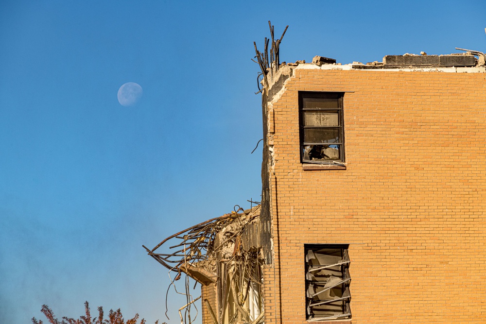 Old Maxwell AFB Tower Demolition