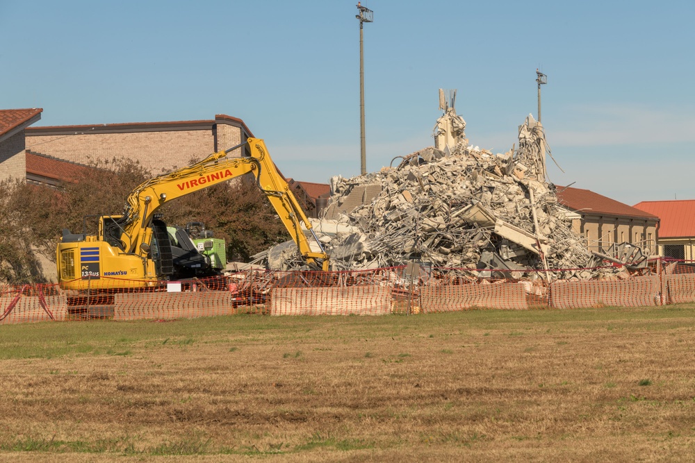 Old Maxwell AFB Tower Demolition