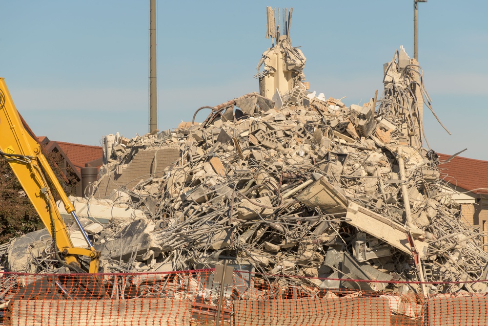 Old Maxwell AFB Tower Demolition