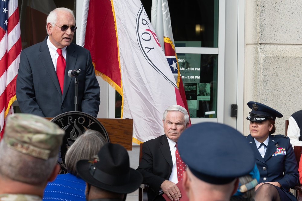 AETC Commander Unveils Rosa Parks Sculpture