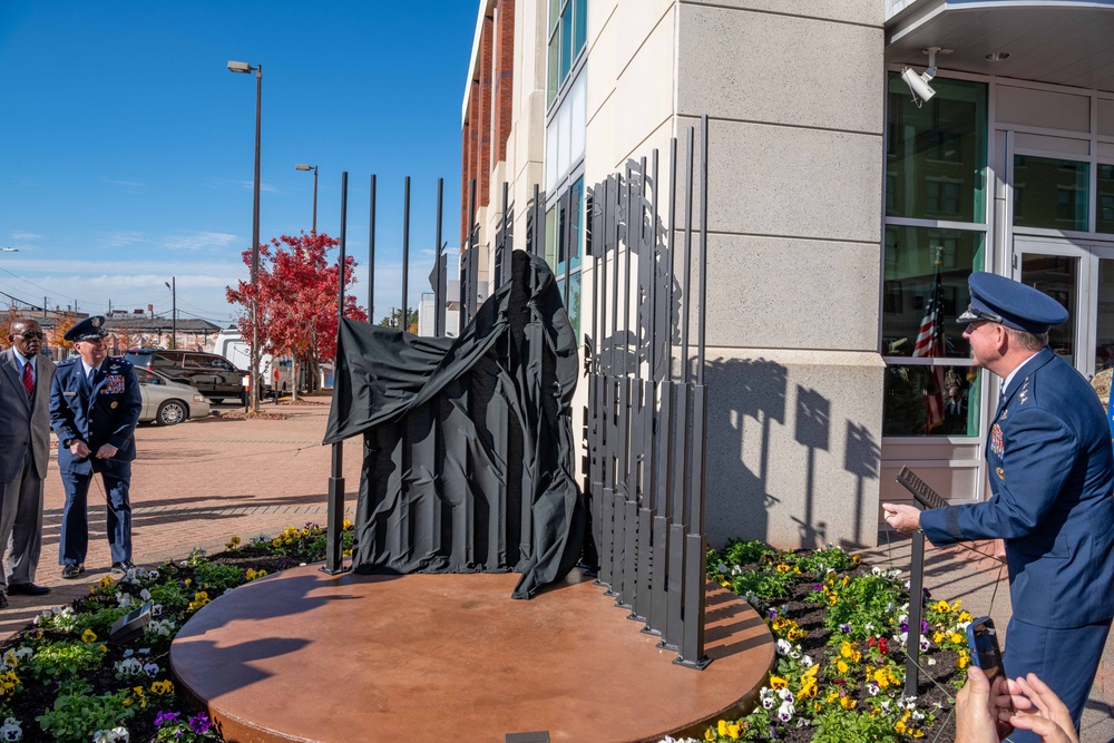 AETC Commander Unveils Rosa Parks Sculpture