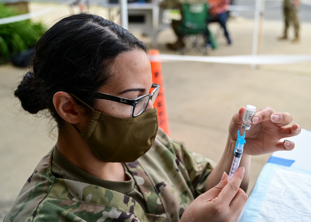 Maryland National Guard Medical Detachment Distributes COVID-19 Vaccines