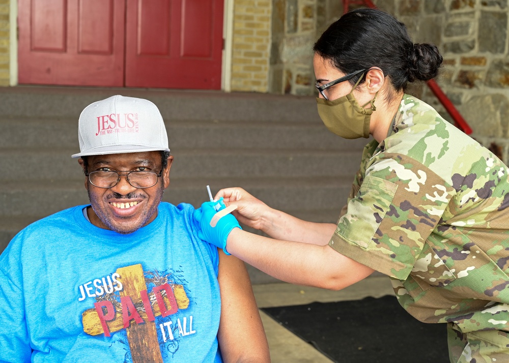 Maryland National Guard Medical Detachment Distributes COVID-19 Vaccines