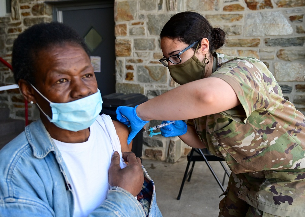 Maryland National Guard Medical Detachment Distributes COVID-19 Vaccines