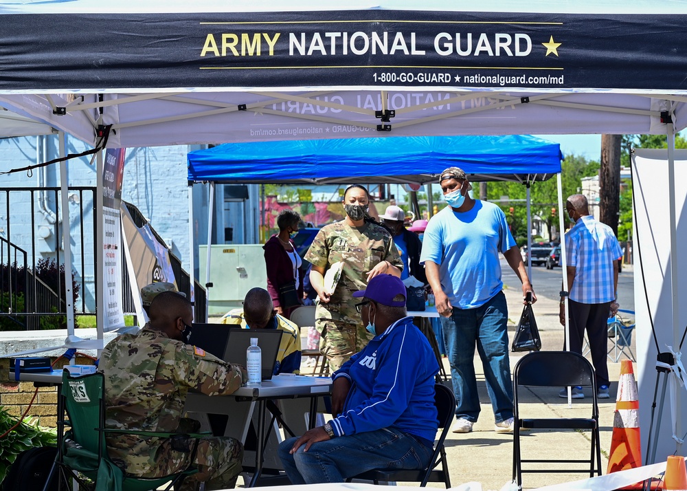 Maryland National Guard Medical Detachment Distributes COVID-19 Vaccines