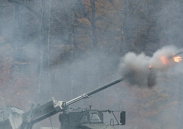 Swedish Armed Forces demonstrate Archer Artillery System at Bold Quest 21