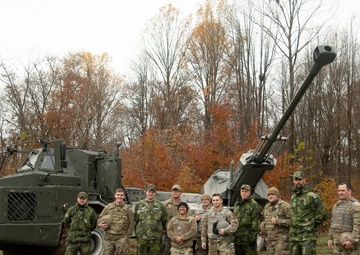 Swedish Armed Forces demonstrate Archer Artillery System at Bold Quest 21