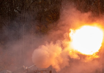 Swedish Armed Forces demonstrate Archer Artillery System at Bold Quest 21