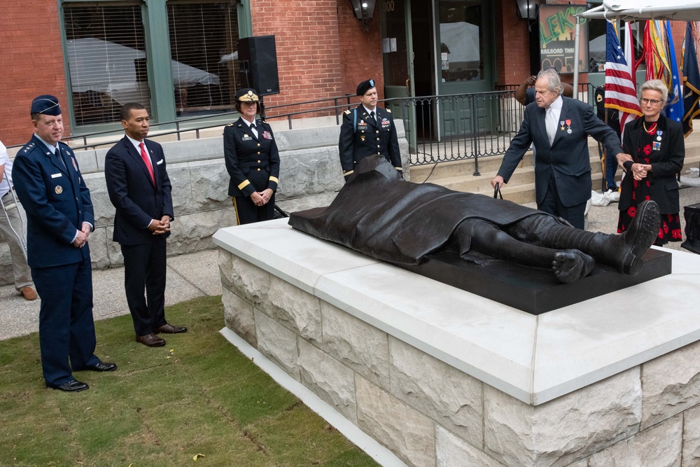 Return From the Argonne monument dedication
