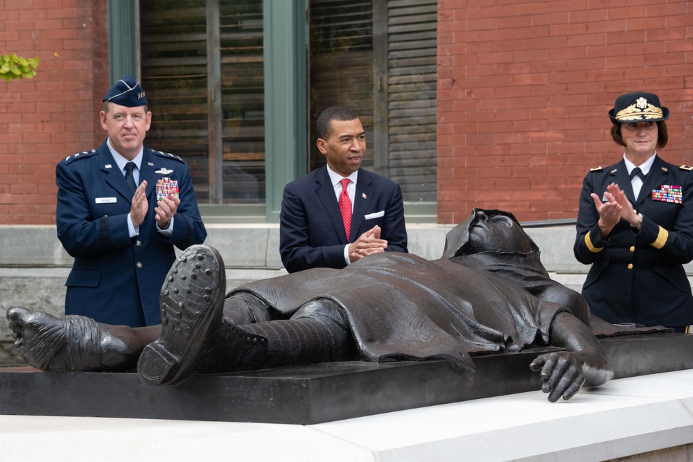 Return From the Argonne monument dedication