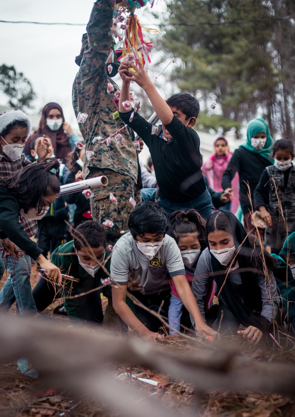 Afghan Children Celebrate New Year's Eve