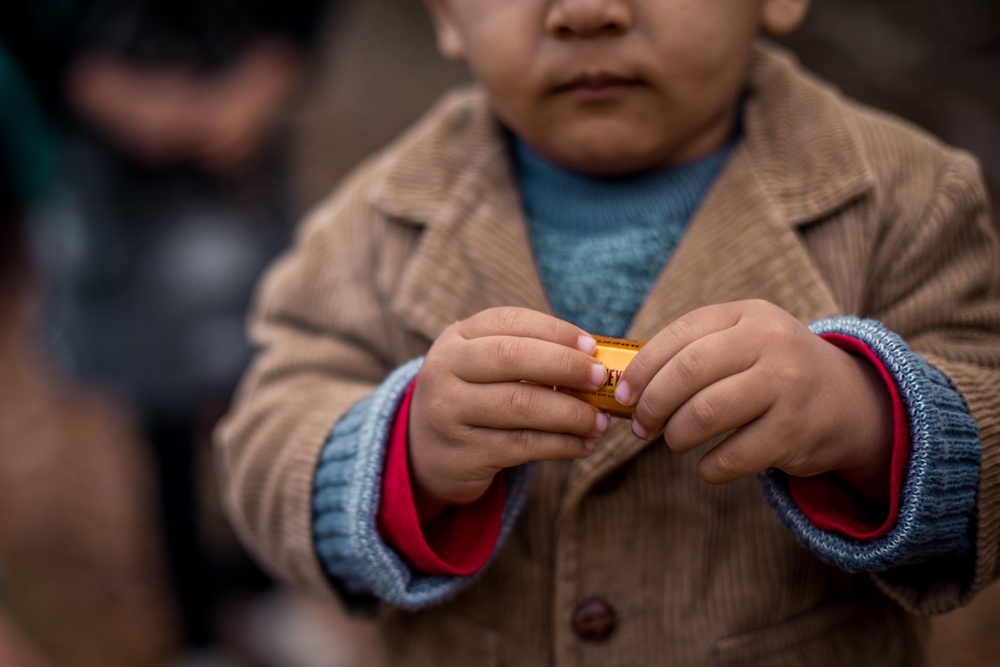 Afghan Children Celebrate New Year's Eve