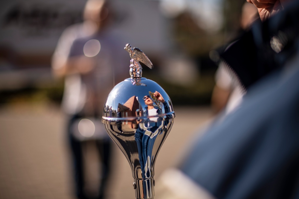 USAF Total Force Band Parade of Roses rehearsals