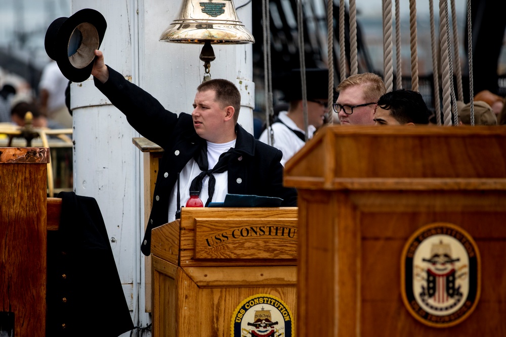 USS Constitution Sails Boston Harbor