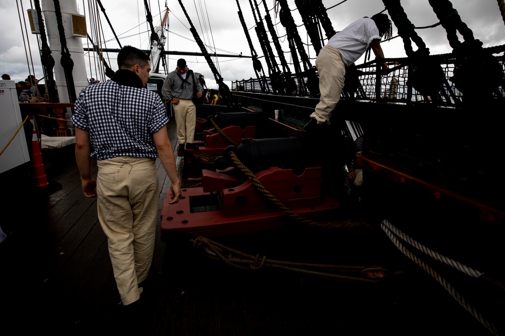 USS Constitution Sails Boston Harbor