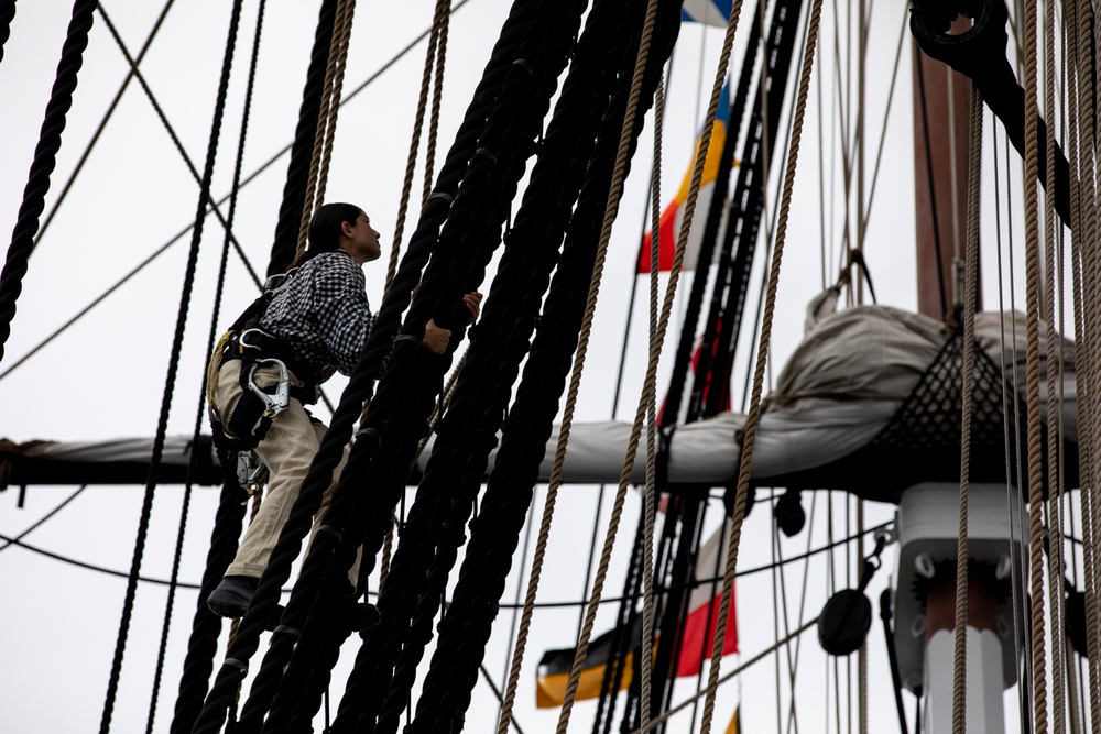 USS Constitution Sails Boston Harbor