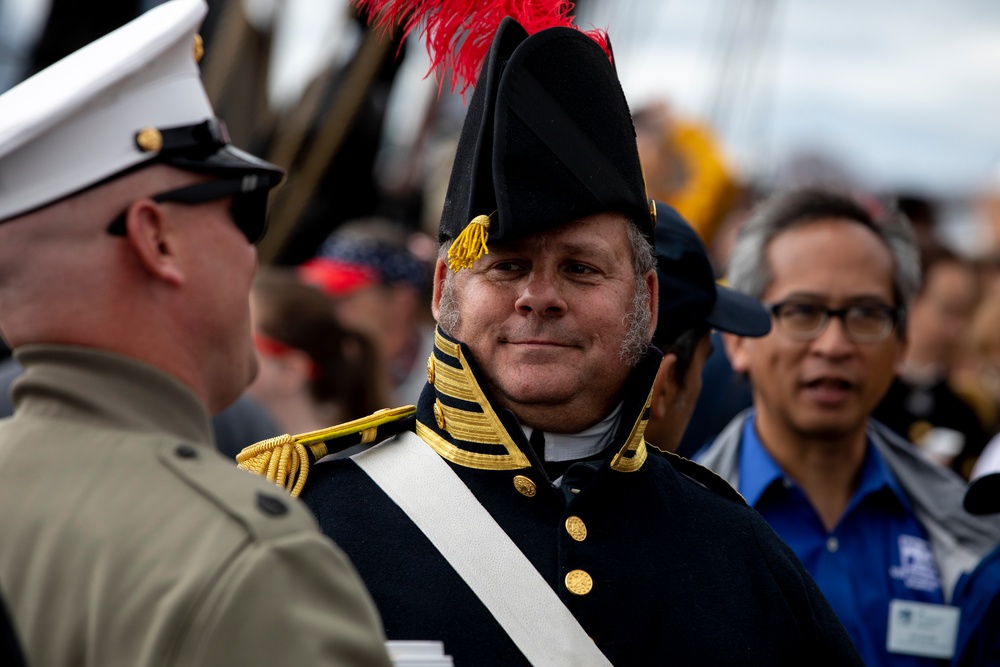 USS Constitution Sails Boston Harbor