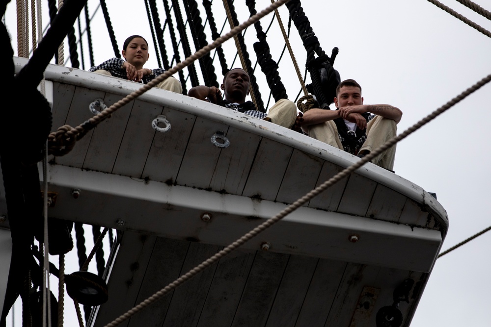 USS Constitution Sails Boston Harbor