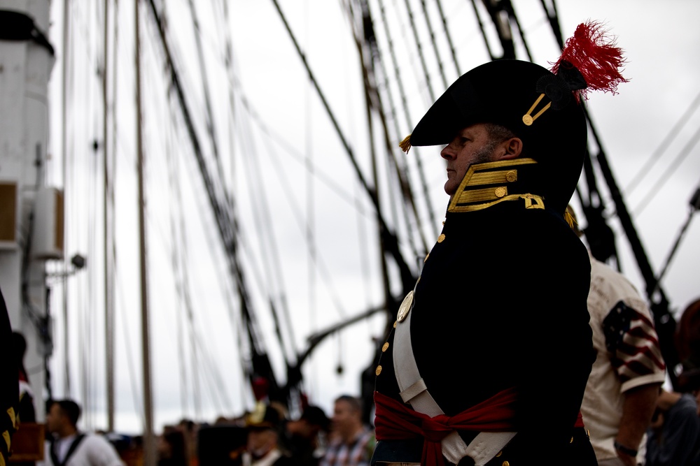 USS Constitution Sails Boston Harbor