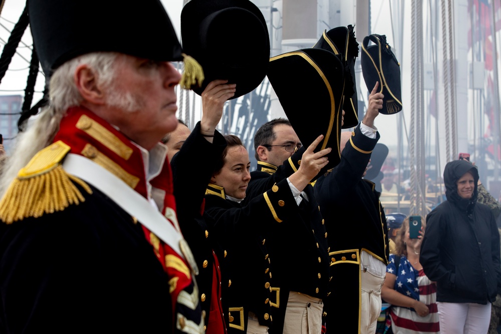 USS Constitution Sails Boston Harbor