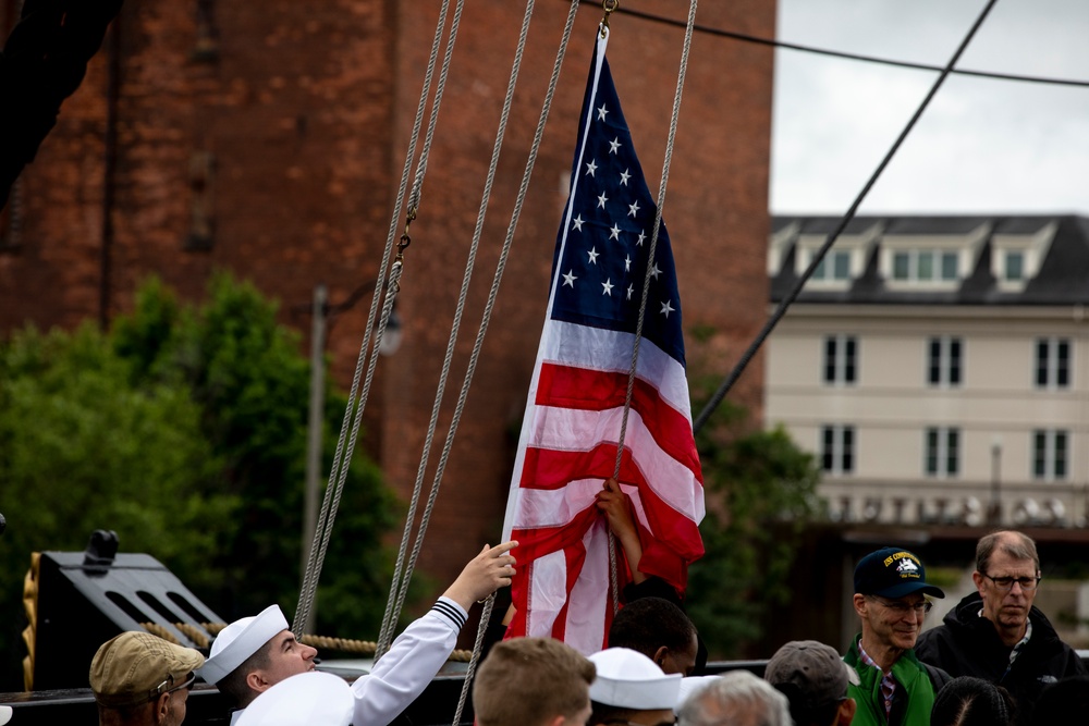 USS Constitution Sails Boston Harbor