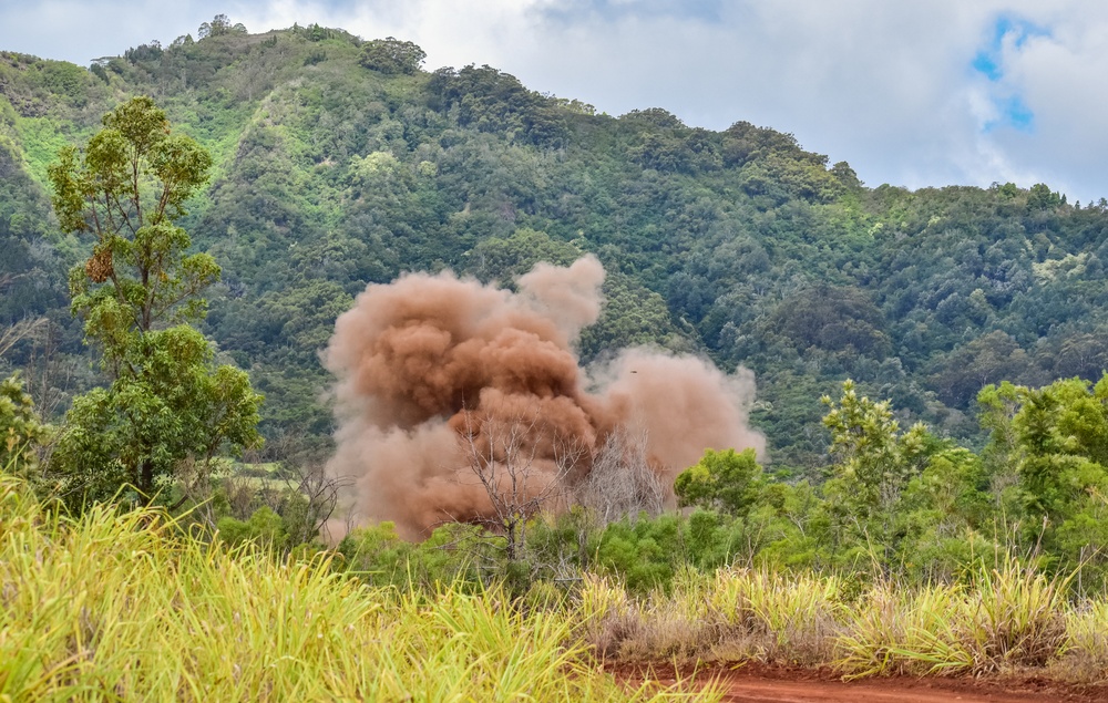 HIARNG Engineers conduct squad level tactics and demolition missions