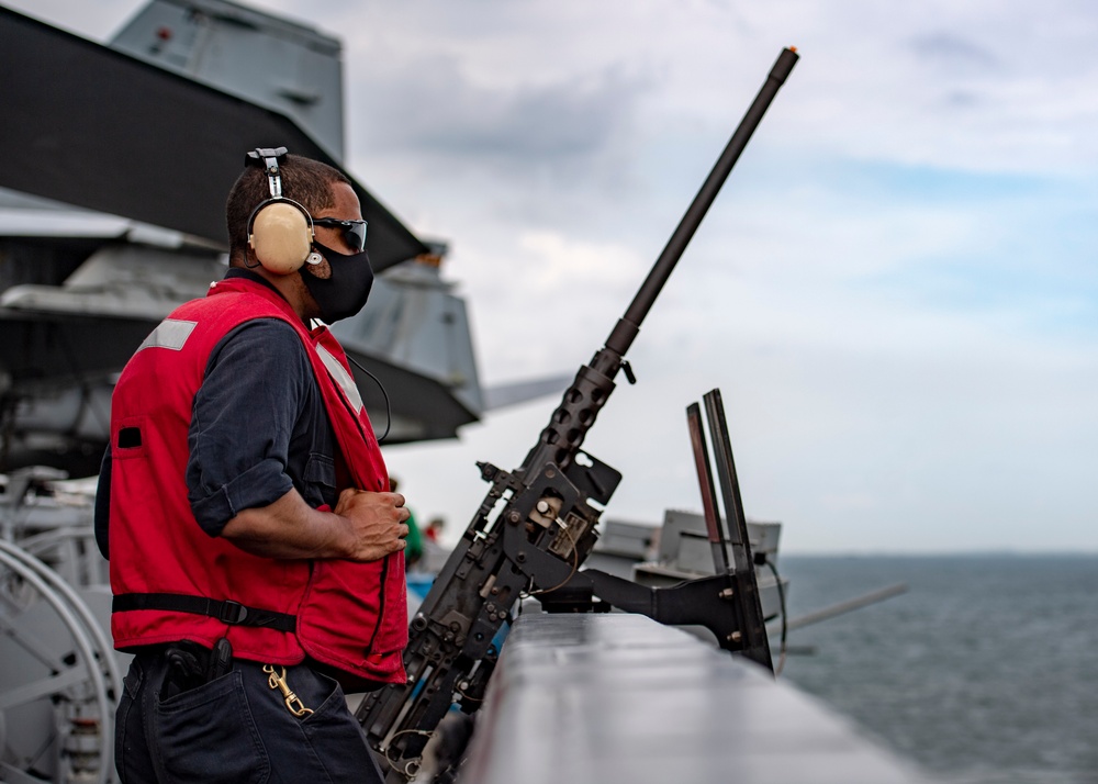 Nimitz Transits Strait Of Malacca