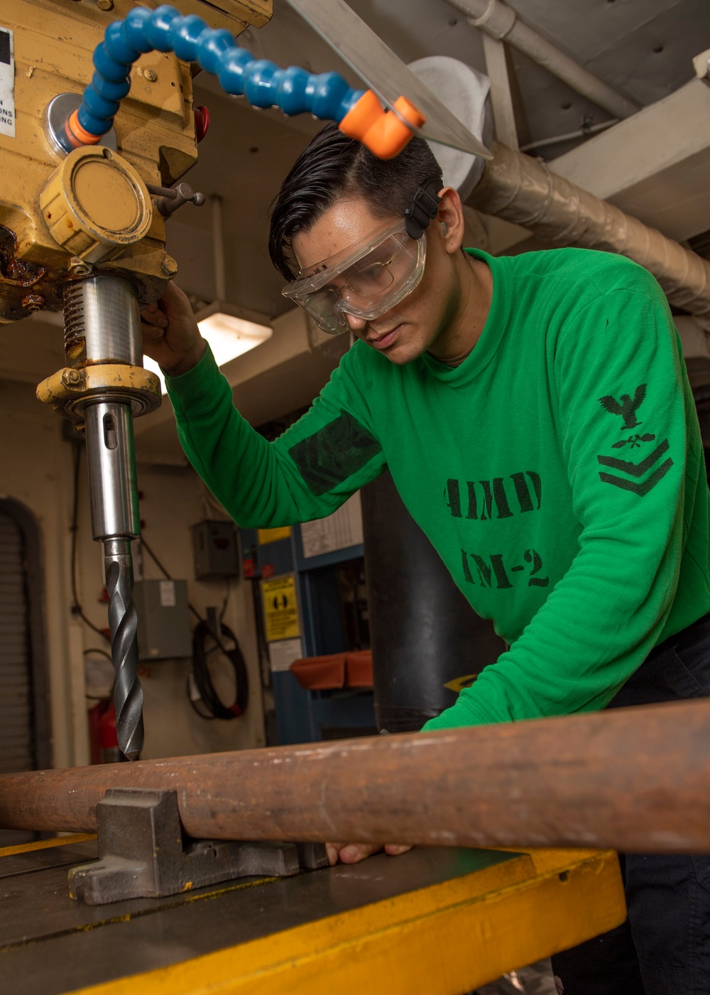 Sailor Drills Steel Pipe