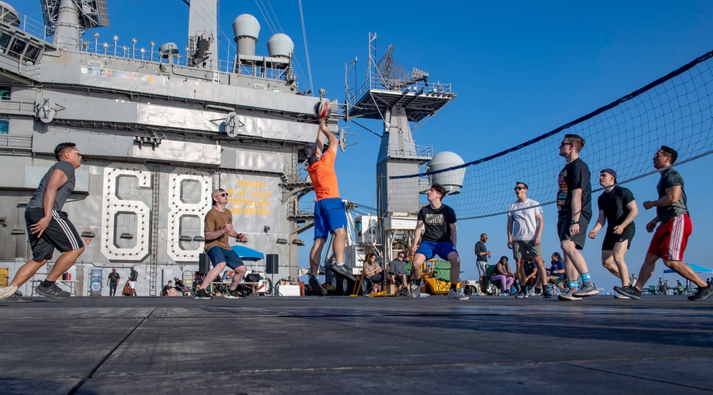 USS Nimitz Steel Beach Picnic