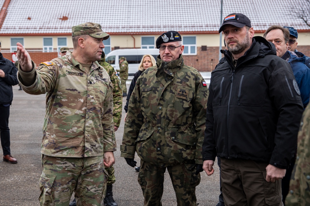 Croatian Minister of Defense visits Battle Group Poland